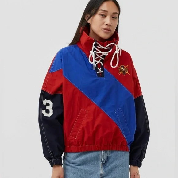 Women's Ralph Lauren CB Nick Pullover windbreaker size S - Picture 1 of 5